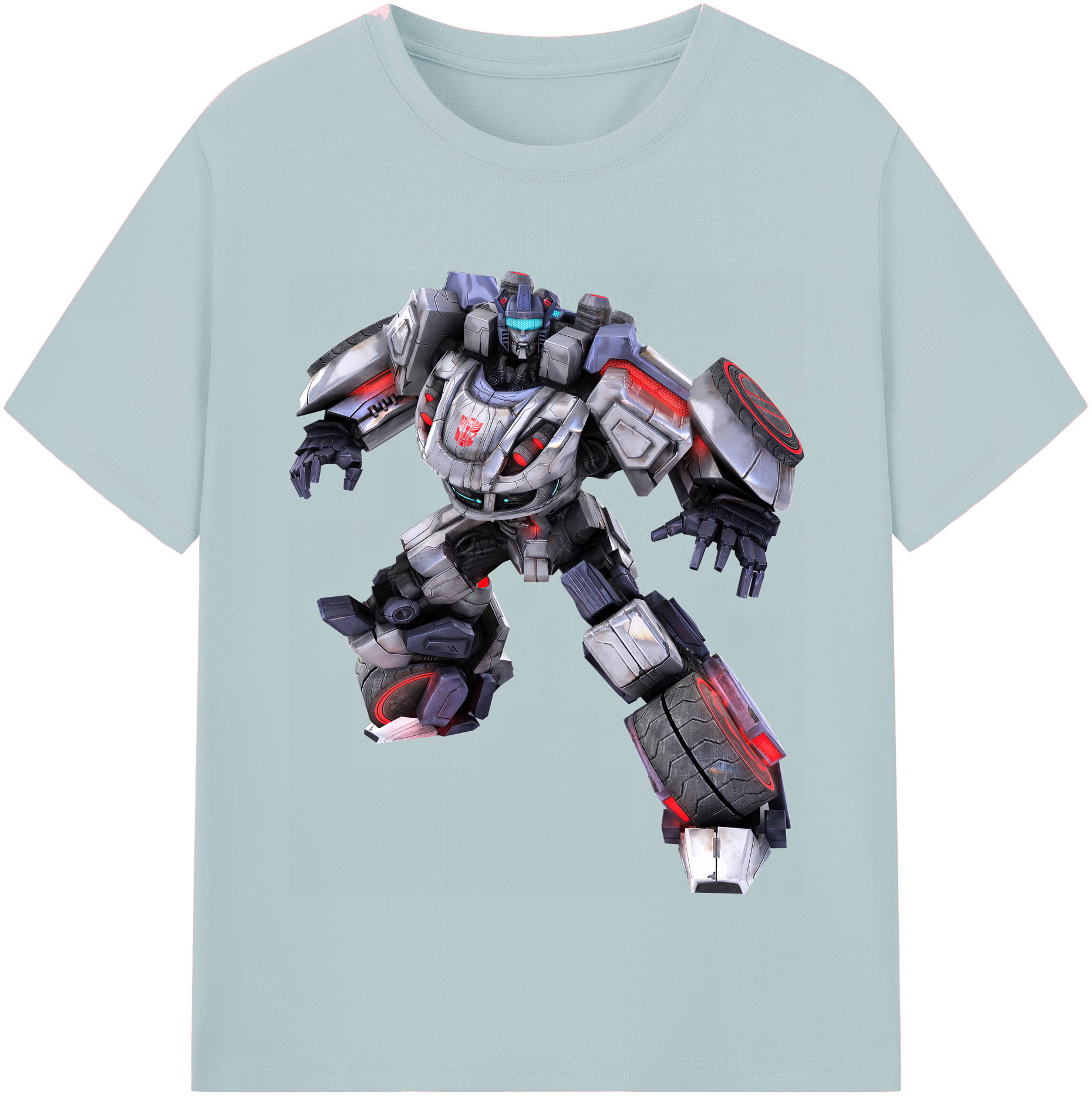 （画像用） Transformers トランスフォーマー 綿100％半袖Tシャツ（フロントプリント）